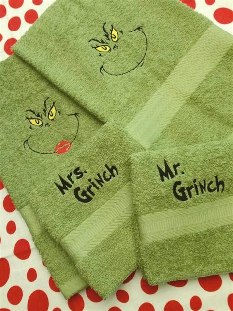 grinch bathroom decor|grinch bath towels.